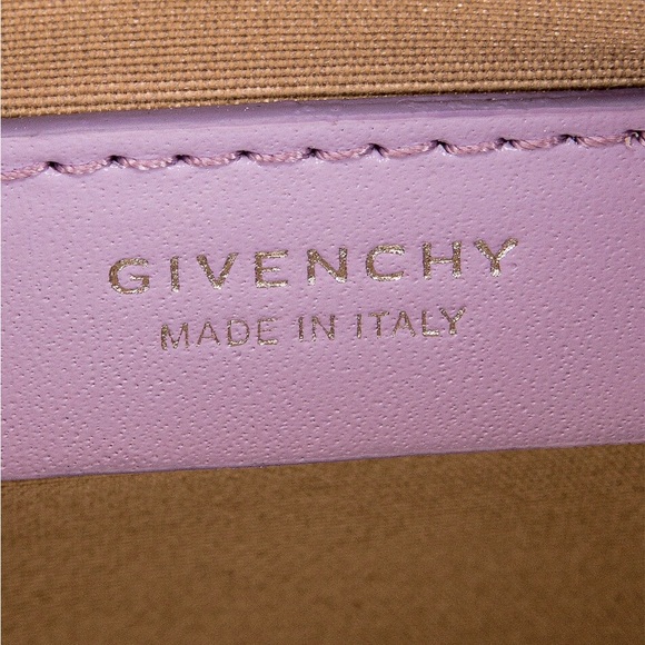 Auth Givenchy Lilac Purple Polished Leather Mini Vertical Antigona Satchel Ex++ - Picture 13 of 13